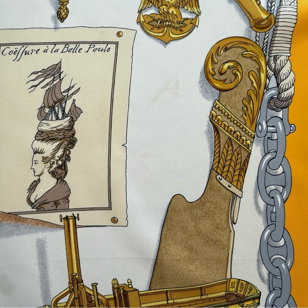 Hermès Nautical Themed Silk Scarf - Picture 12 of 15